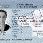 A sample Ontario driver’s license for John Doe.